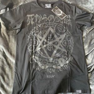 NWT Killstar wake from the dead short sleeve shirt size L and XL